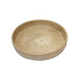 Misa ceramiczna betonowa szkliwuona Kremowa 28cm
